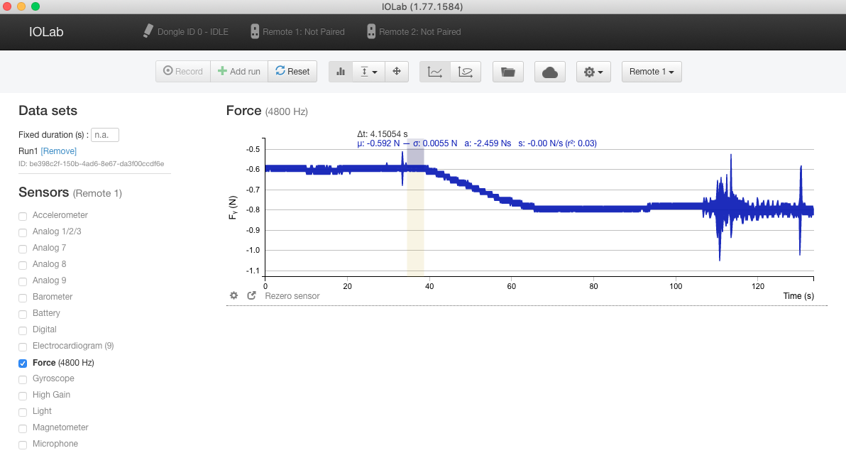 average value of tension when pebble is fully submerged