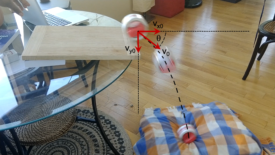 snapshots of projectile motion