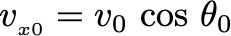 v x zero